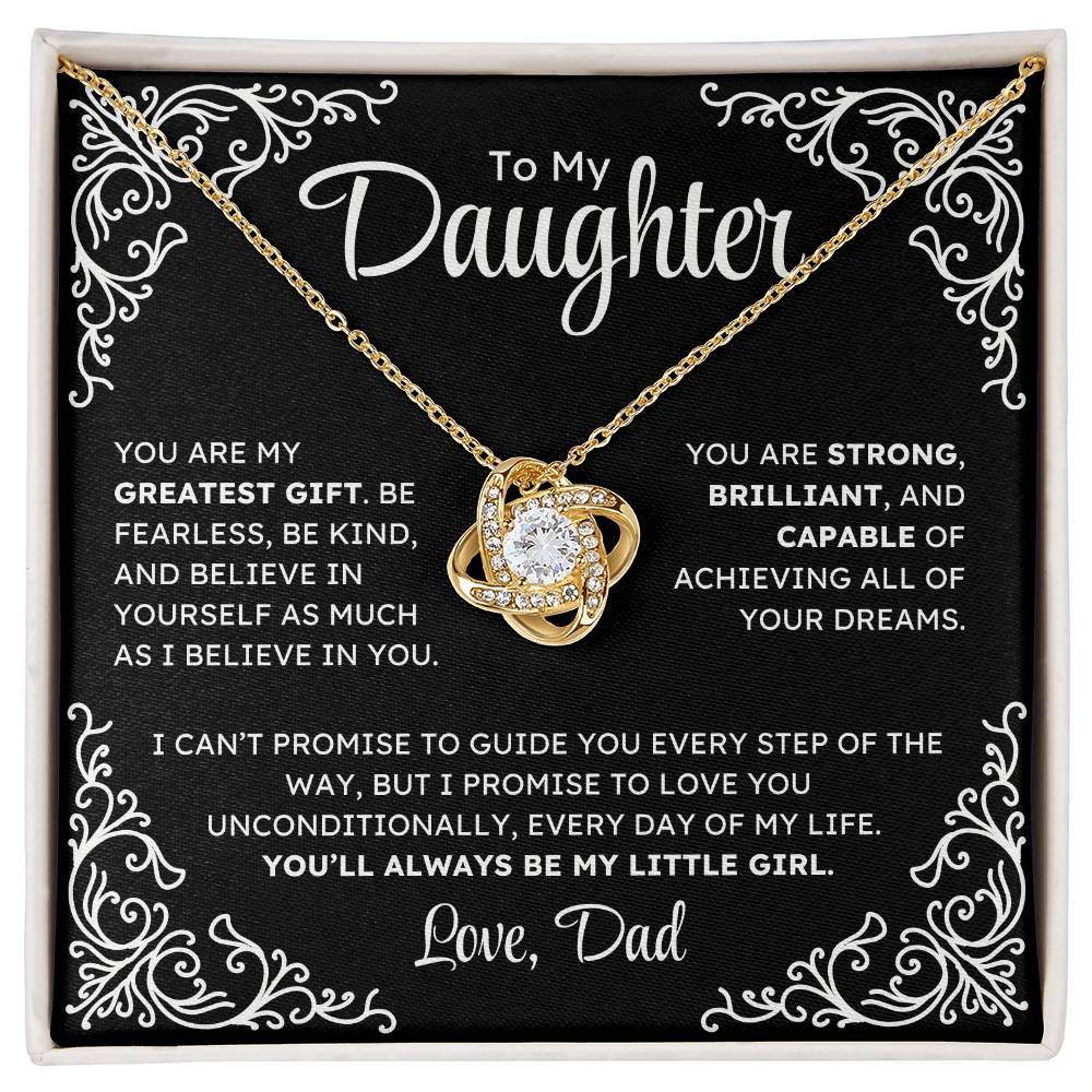 "To My Daughter" Necklace from Dad – A Timeless Gift of Love and Encouragement