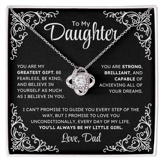 "To My Daughter" Necklace from Dad – A Timeless Gift of Love and Encouragement