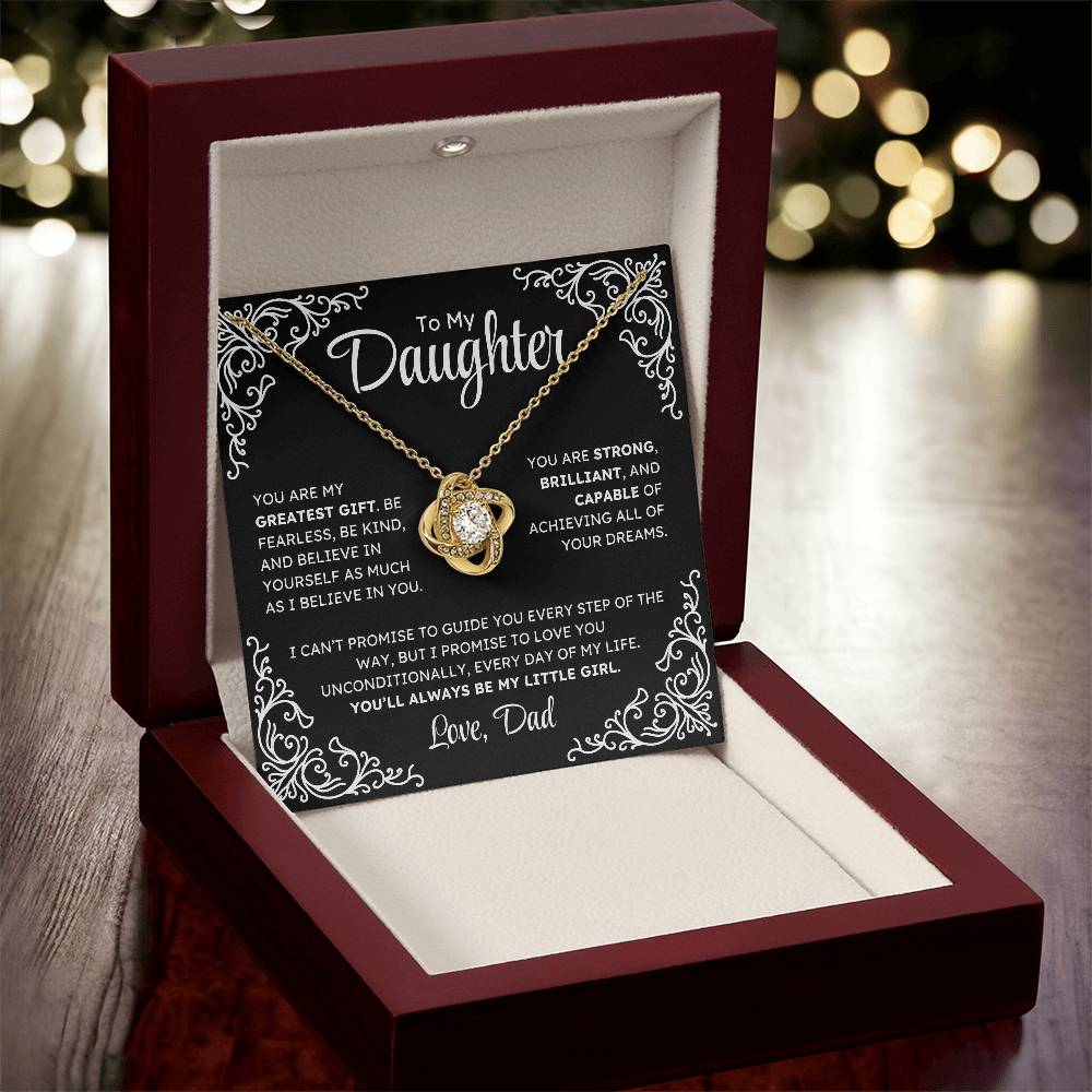 "To My Daughter" Necklace from Dad – A Timeless Gift of Love and Encouragement